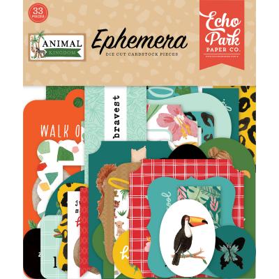 Echo Park Animal Kingdom Die Cuts-  Ephemera